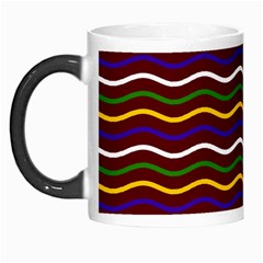 Multicolor Wave Pattern Morph Mug by ytdream