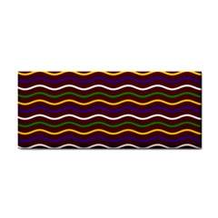 Multicolor Wave Pattern Hand Towel by ytdream