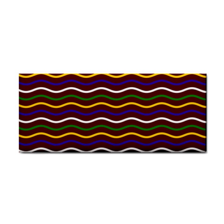 Multicolor Wave Pattern Hand Towel