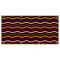 Multicolor Wave Pattern Banner And Sign 8  X 4 