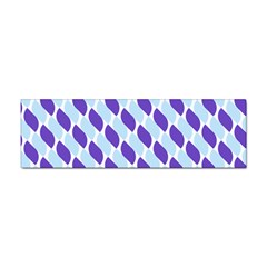 White Blue Pattern Sticker (bumper) by ytdream