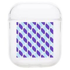 White Blue Pattern Soft Tpu Airpods 1/2 Case by ytdream