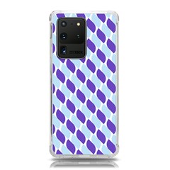 White Blue Pattern Samsung Galaxy S20 Ultra 6 9 Inch Tpu Uv Case by ytdream