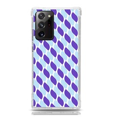 White Blue Pattern Samsung Galaxy Note 20 Ultra Tpu Uv Case by ytdream