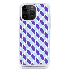 White Blue Pattern Iphone 14 Pro Max Tpu Uv Print Case by ytdream