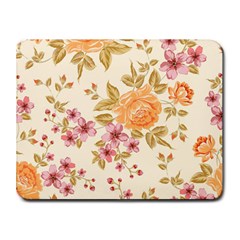 Peony Flower Floral Flora Pattern Small Mousepad by Bedest