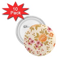 Peony Flower Floral Flora Pattern 1 75  Buttons (10 Pack) by Bedest