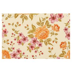 Peony Flower Floral Flora Pattern Banner And Sign 6  X 4  by Bedest