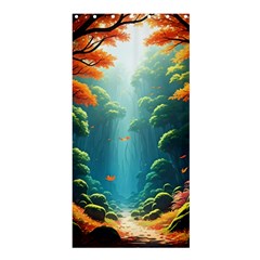 Autumn Trees Nature Shower Curtain 36  X 72  (stall) 