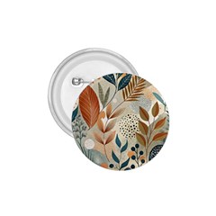 Leaves Pattern Flower Floral Flora 1 75  Buttons by Bedest