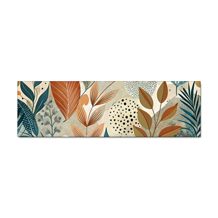 Leaves Pattern Flower Floral Flora Sticker Bumper (100 pack)