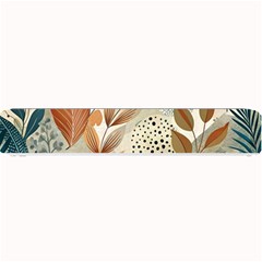 Leaves Pattern Flower Floral Flora Small Bar Mat by Bedest