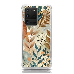 Leaves Pattern Flower Floral Flora Samsung Galaxy S20 Ultra 6 9 Inch Tpu Uv Case by Bedest