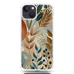 Leaves Pattern Flower Floral Flora Iphone 13 Tpu Uv Print Case by Bedest