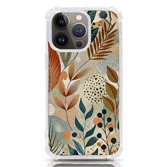 Leaves Pattern Flower Floral Flora Iphone 13 Pro Tpu Uv Print Case by Bedest