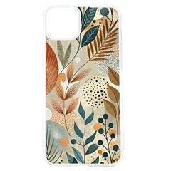 Leaves Pattern Flower Floral Flora Iphone 15 Tpu Uv Print Case by Bedest