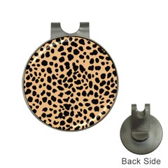 Leopard Skin Pattern Hat Clips With Golf Markers by Bedest