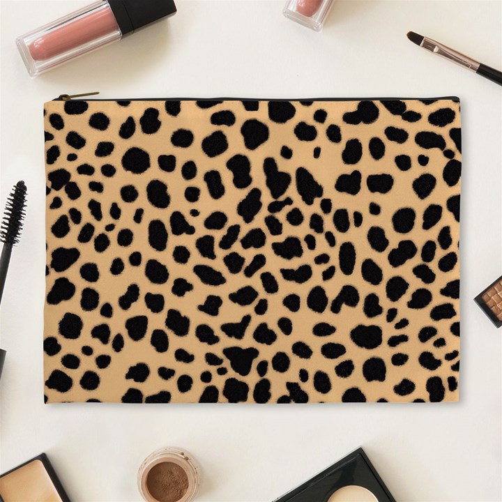 Leopard Skin Pattern Cosmetic Bag (XL)