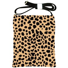 Leopard Skin Pattern Shoulder Sling Bag by Bedest