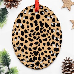 Leopard Skin Pattern Ornament (oval Filigree)