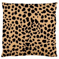 Leopard Skin Pattern Standard Premium Plush Fleece Cushion Case (one Side) by Bedest