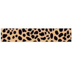 Leopard Skin Pattern Large Premium Plush Fleece Scarf 