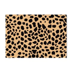 Leopard Skin Pattern Crystal Sticker (a4) by Bedest