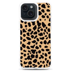 Leopard Skin Pattern Iphone 15 Plus Tpu Uv Print Case