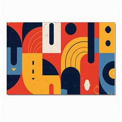 Abstract Pattern Postcards 5  X 7  (pkg Of 10) by Bedest