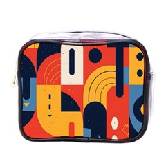 Abstract Pattern Mini Toiletries Bag (one Side) by Bedest