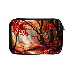 Forest Path Red Nature Apple Ipad Mini Zipper Cases