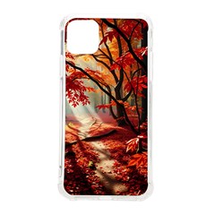 Forest Path Red Nature Iphone 11 Pro Max 6 5 Inch Tpu Uv Print Case by Bedest