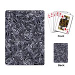 Geologic Marine Life Motif Black And White Print Playing Cards Single Design (Rectangle) Back