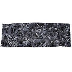 Geologic Marine Life Motif Black And White Print Body Pillow Case Dakimakura (two Sides) by dflcprintsclothing