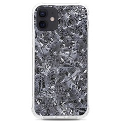 Geologic Marine Life Motif Black And White Print Iphone 12/12 Pro Tpu Uv Print Case by dflcprintsclothing