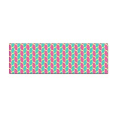 Yellow Blue Pattern Sticker (bumper) by ytdream