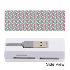 Yellow Blue Pattern Memory Card Reader (stick) by ytdream