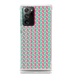 Yellow Blue Pattern Samsung Galaxy Note 20 Ultra Tpu Uv Case by ytdream