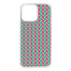 Yellow Blue Pattern Iphone 14 Pro Max Tpu Uv Print Case