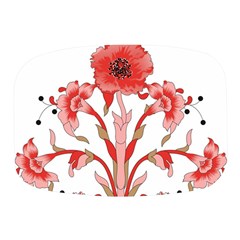 A Design Of A Red Flower On A White Background Mini Square Pill Box by catchydesignhill