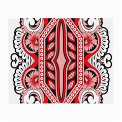 A Design Of A Red And White Pattern Small Glasses Cloth (2 Sides) by catchydesignhill