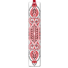 A Design Of A Red And White Pattern Large Book Marks by catchydesignhill