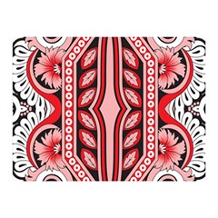 A Design Of A Red And White Pattern Two Sides Premium Plush Fleece Blanket (mini) by catchydesignhill