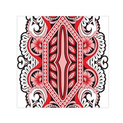 A Design Of A Red And White Pattern Square Satin Scarf (30  X 30 ) by catchydesignhill