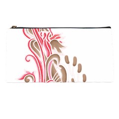 A Drawing Of A Bird With Flowers On It Pencil Case by catchydesignhill