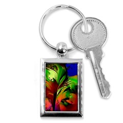 Splash Key Chain (rectangle) by geonetique