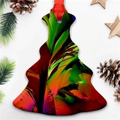 Splash Christmas Tree Ornament (two Sides) by geonetique