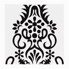 A Black And White Image Of An Ornate Design Medium Glasses Cloth by catchydesignhill