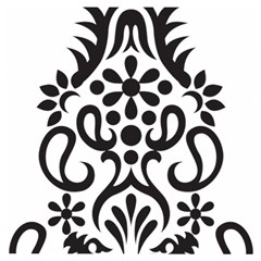 A Black And White Image Of An Ornate Design Wooden Puzzle Square by catchydesignhill