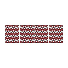 A Red And Black Zigzag Pattern On A White Background Sticker Bumper (100 Pack) by catchydesignhill